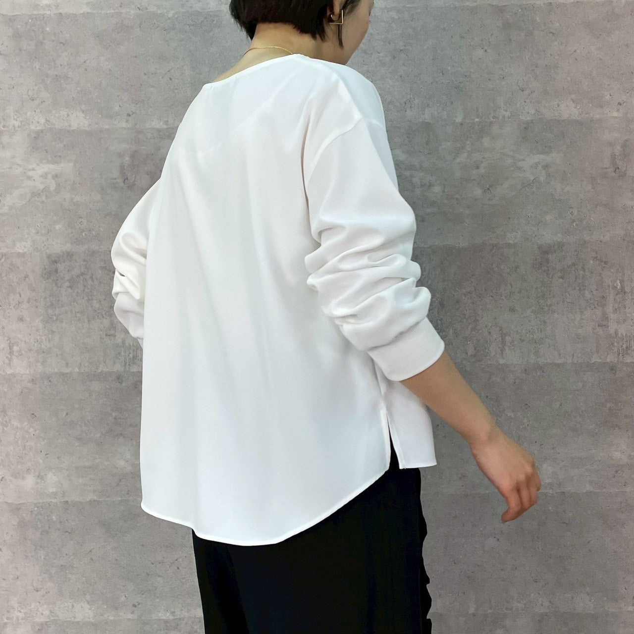 【再入荷予約】【ANNAKERRY】デジンエンブロイダリーロゴロングT/85261709