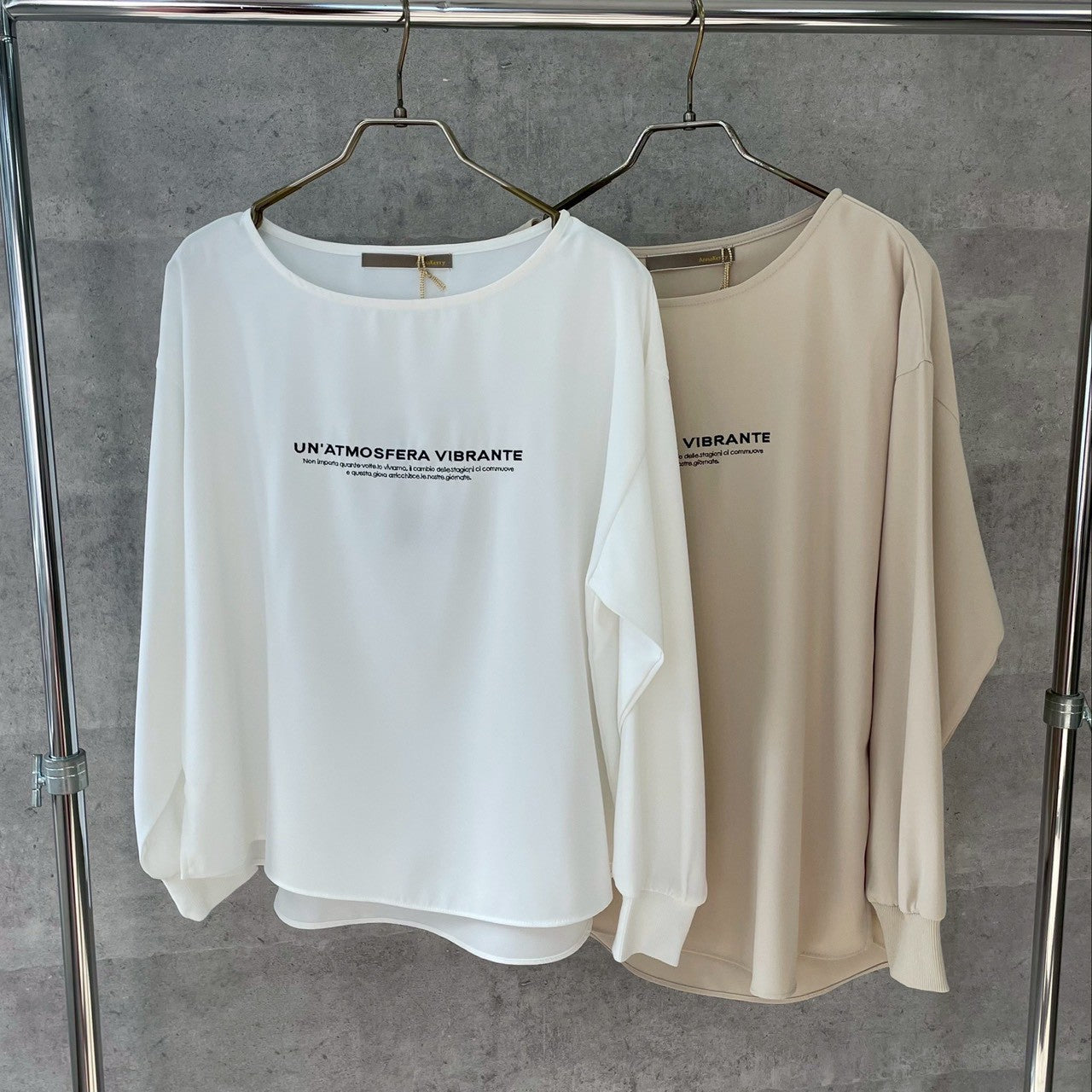 【再入荷予約】【ANNAKERRY】デジンエンブロイダリーロゴロングT/85261709