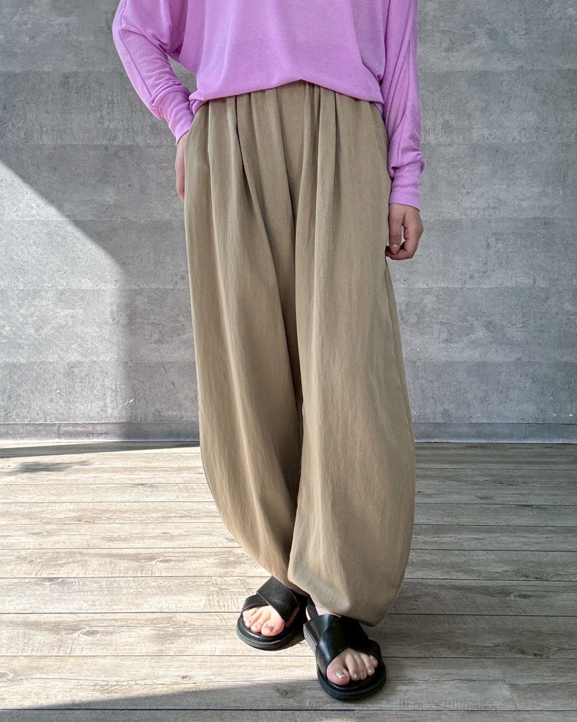 【再入荷予約】【ANNAKERRY】サマーモロッコパンツ/59261601