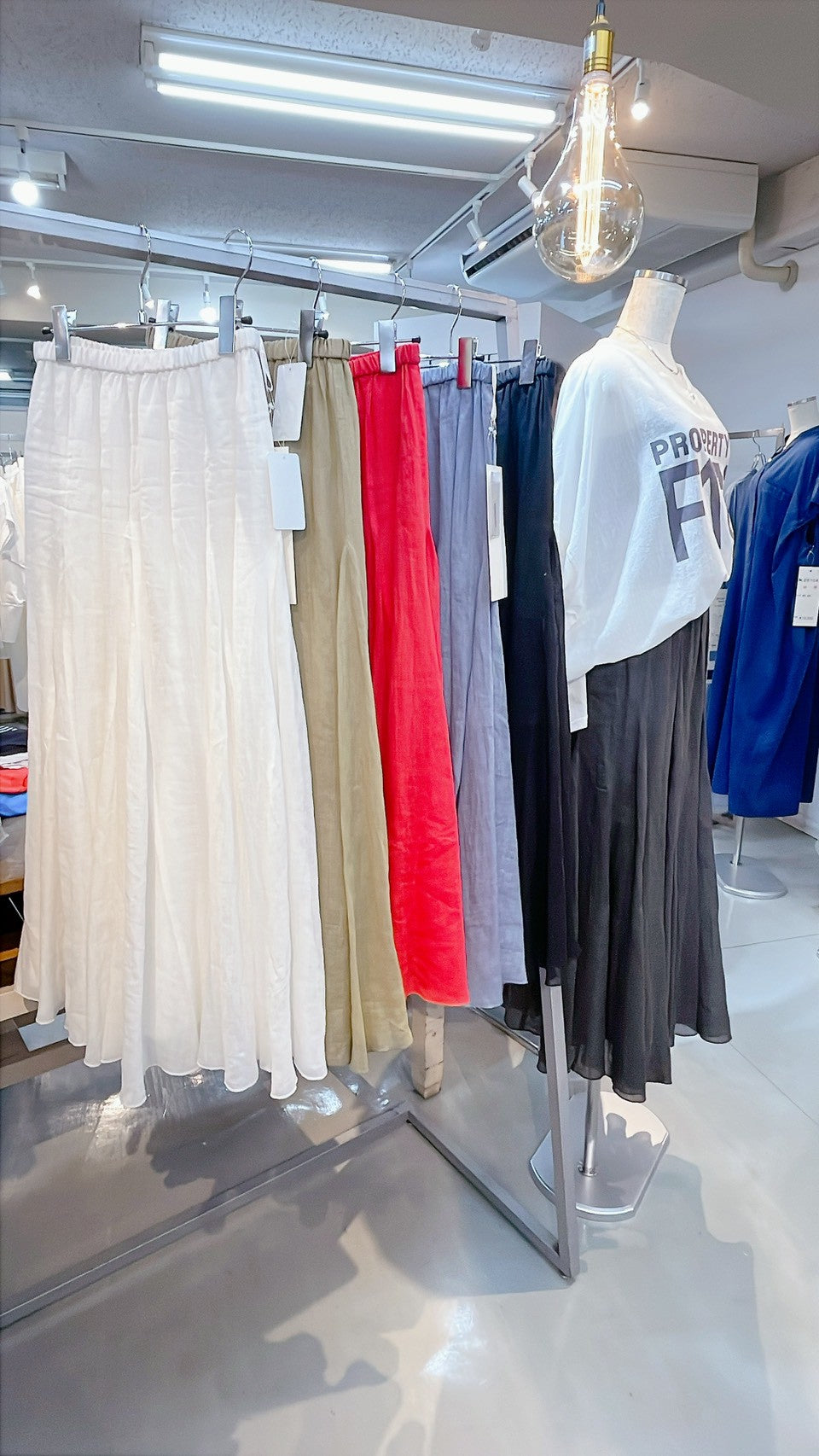 【PASSIONE】リネンロングスカート/26613