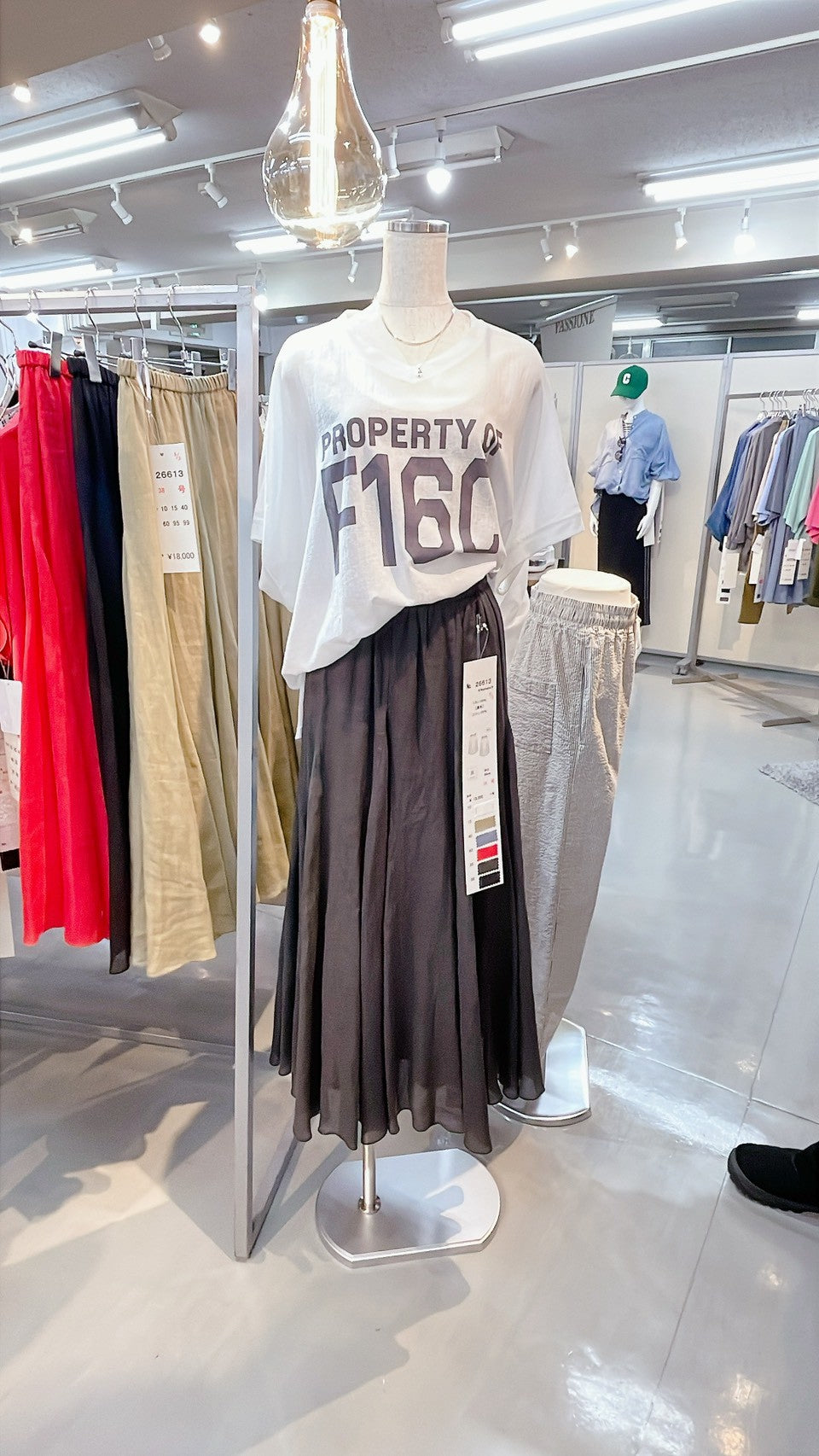 【PASSIONE】ブラウス風ロゴT/626929