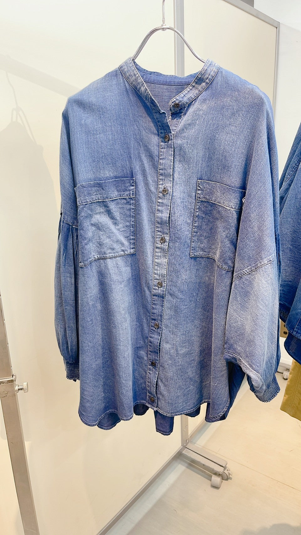 【PASSIONE】シアーデニムシャツ/26913