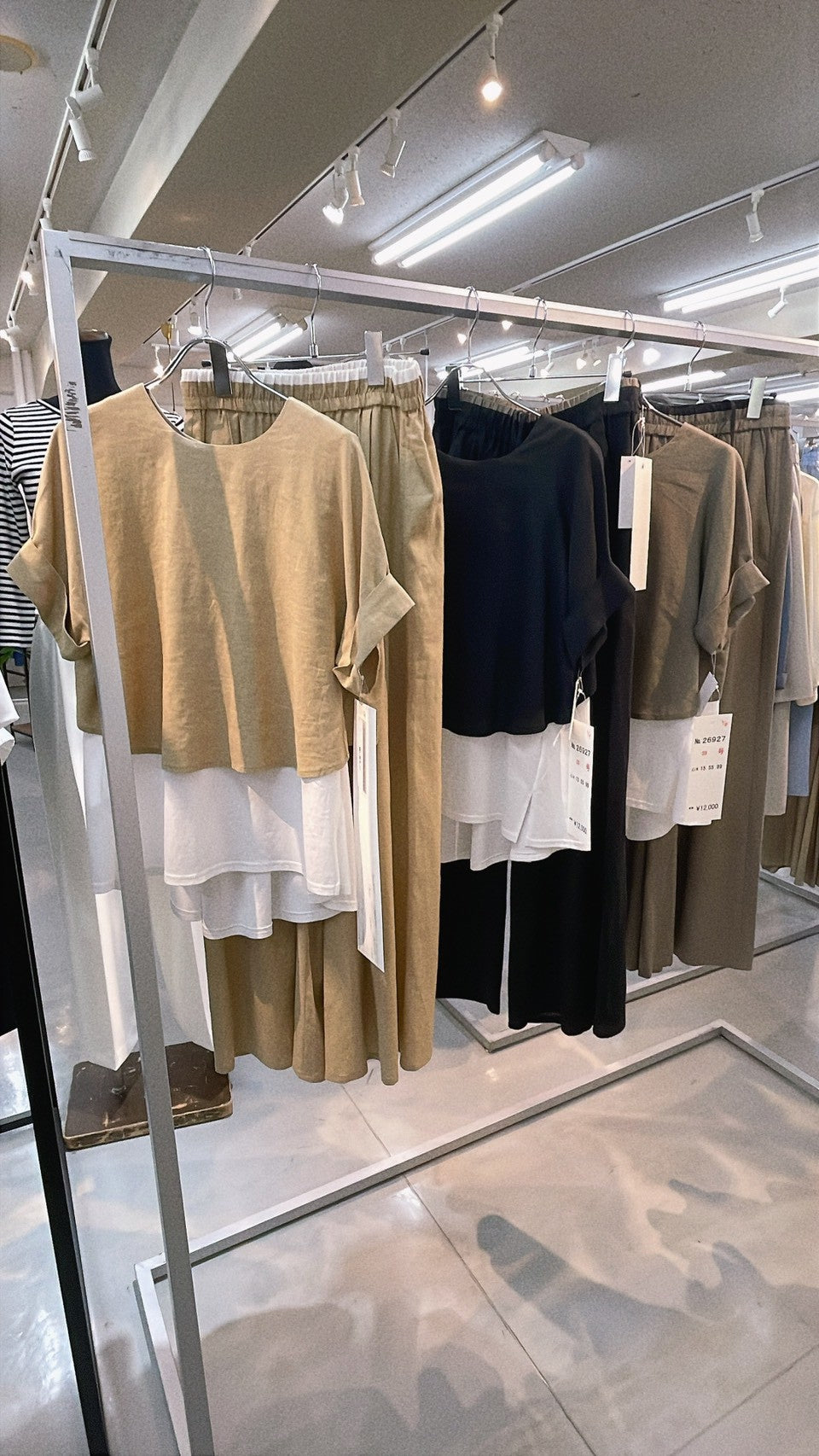 【PASSIONE】麻レーヨンワイドパンツ/26611