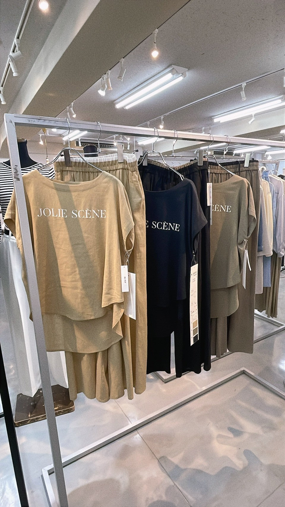 【PASSIONE】麻レーヨンワイドパンツ/26611