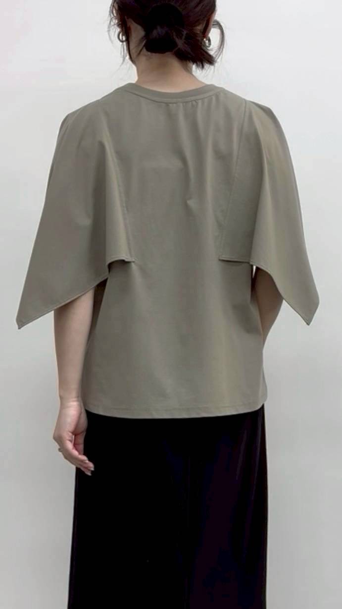 【CLOCHE】フレア袖カットソー/612-85678