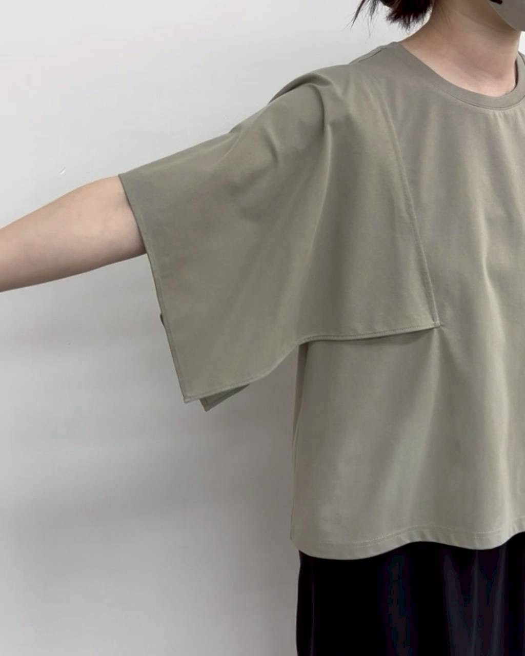 【CLOCHE】フレア袖カットソー/612-85678