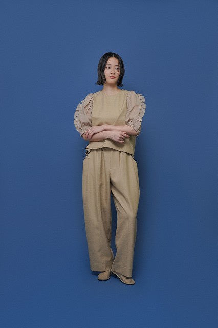 【CYAN TOKYO】フリルスリーブブラウス/601467