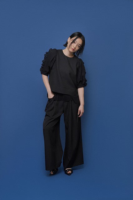 【CYAN TOKYO】Wタックストレッチワイド/601476