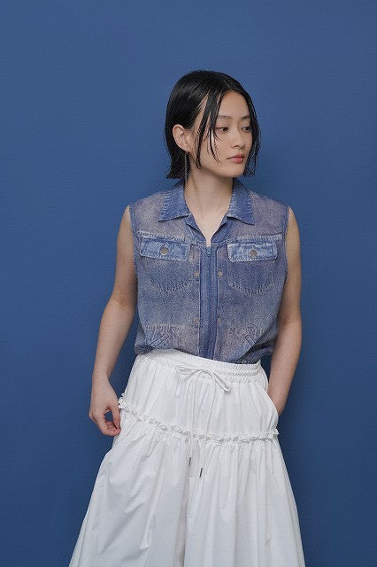 【CYAN TOKYO】フリルギャザーバギー/601456