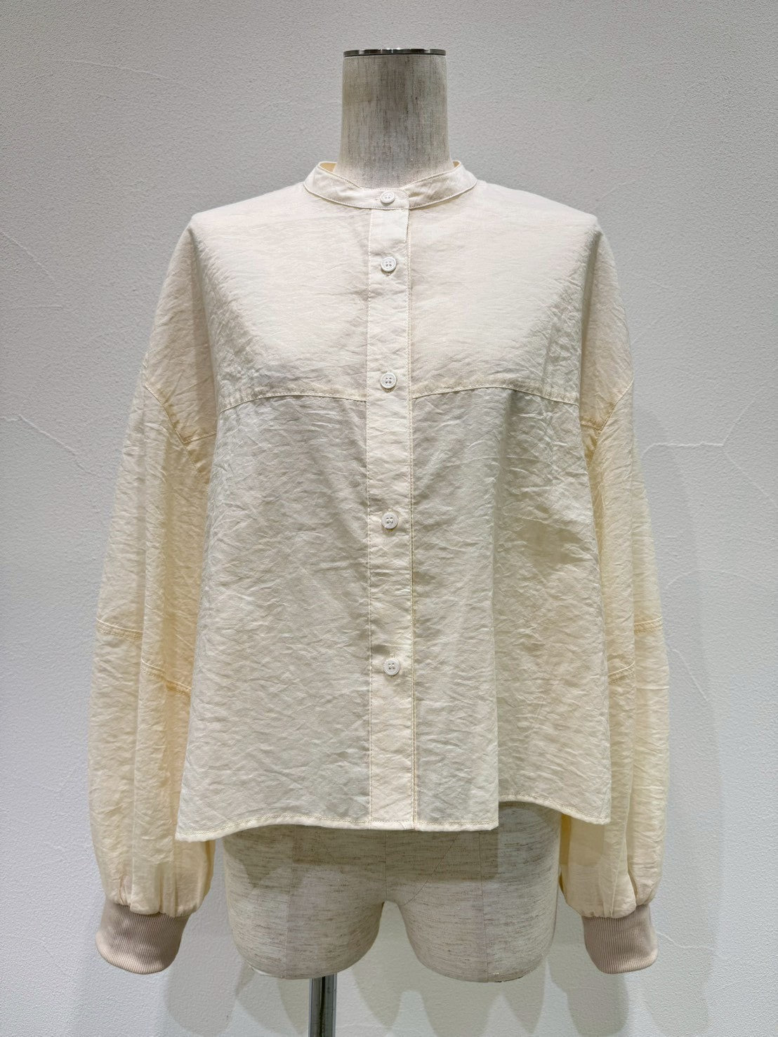 【CYAN TOKYO】ソフトオーガンリブショートシャツ/601457