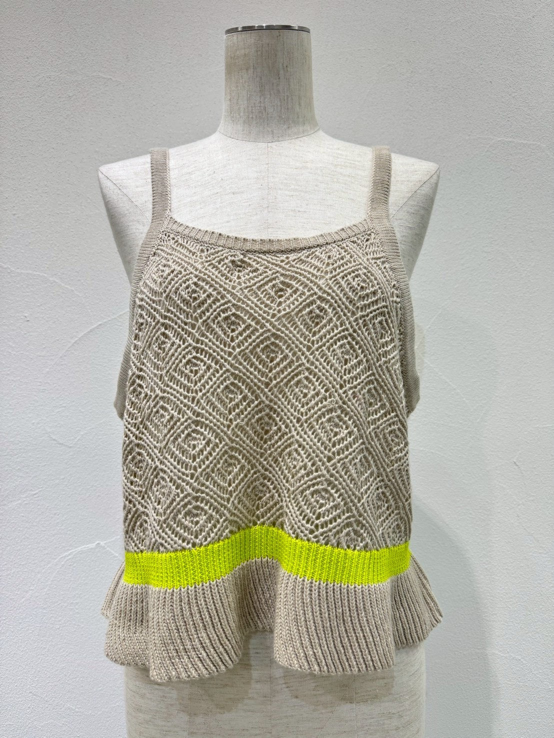 【CYAN TOKYO】ラインピーコックニットキャミ/601460