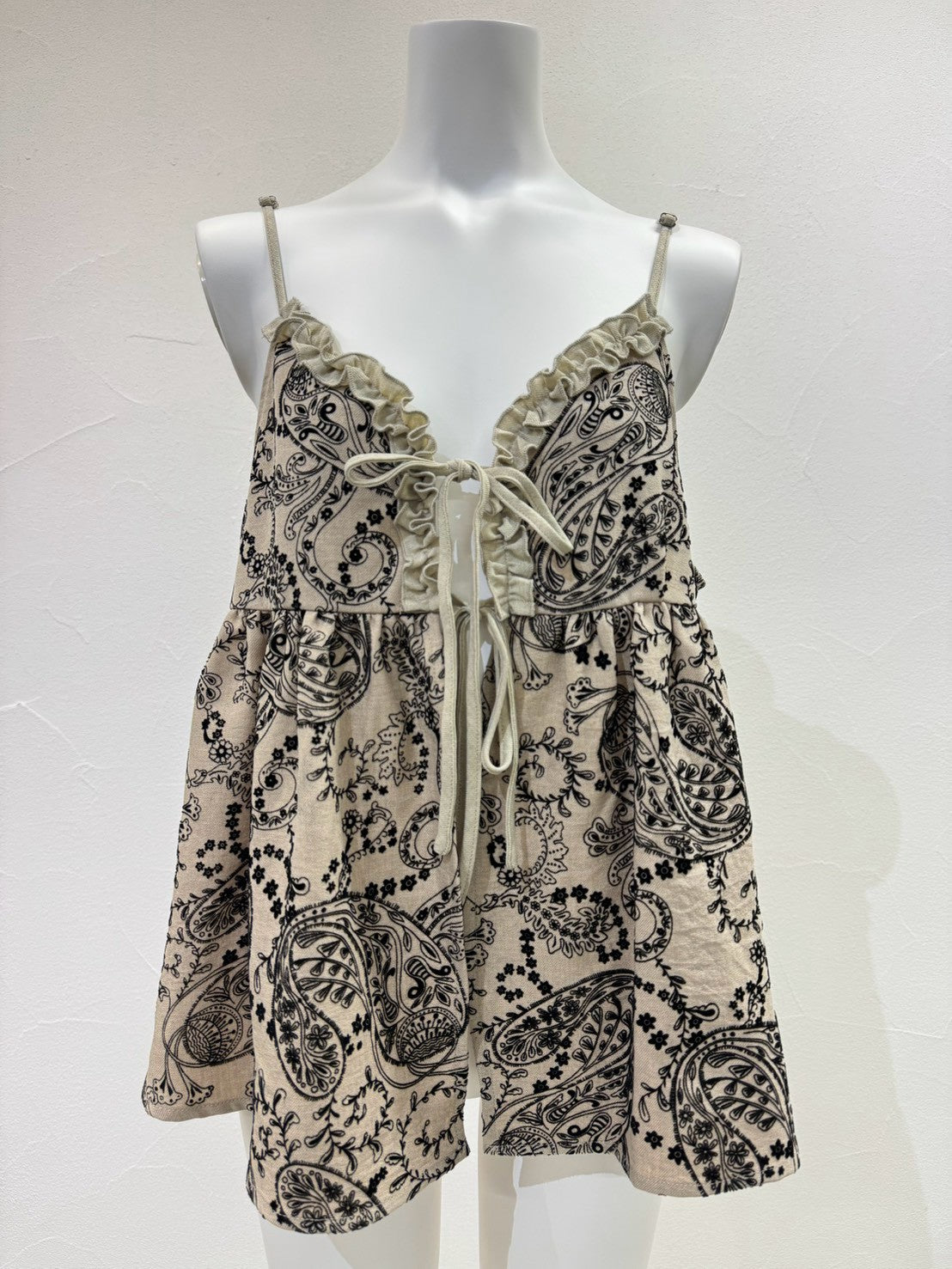 【CYAN TOKYO】フロッキーペイズリーキャミ/710582