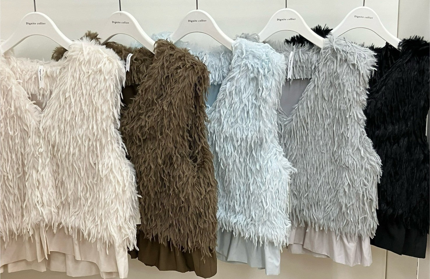 【Dignite collier】フェイクフェザージレ/ 80243625