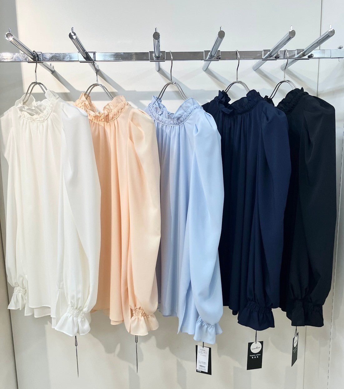 【Chaco×Dignite Collier】ジョーゼット袖ボリュームブラウス/ 80254905