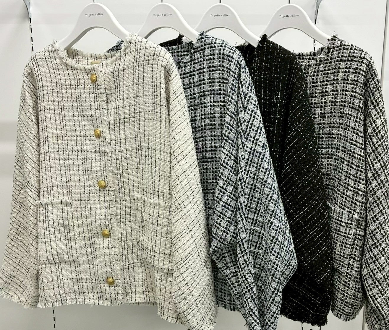 【Dignite Collier】ツイードジャケット/80267039