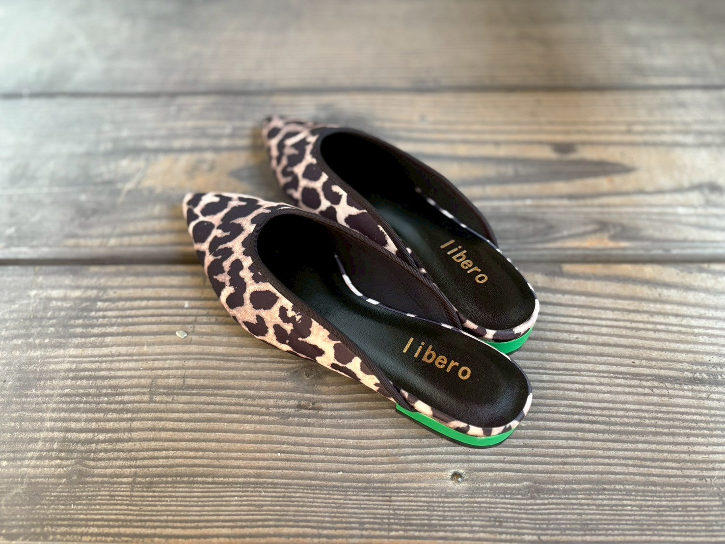 【libero】ヒール配色ミュール/153 15366