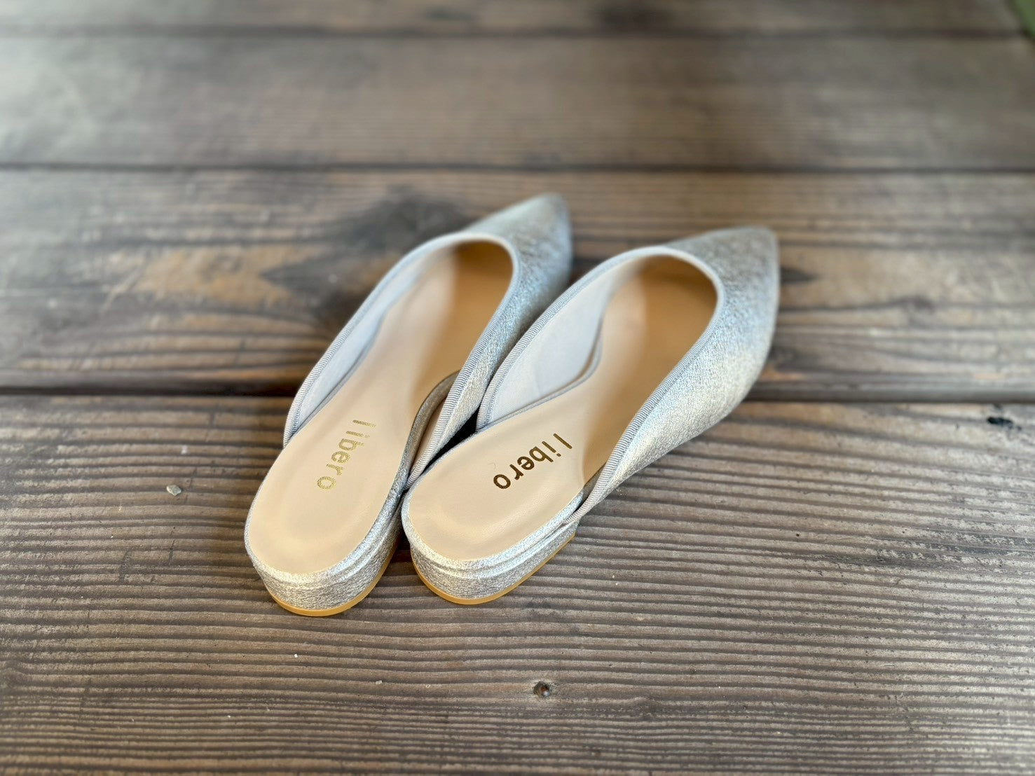 【libero】ヒール配色ミュール/153 15366