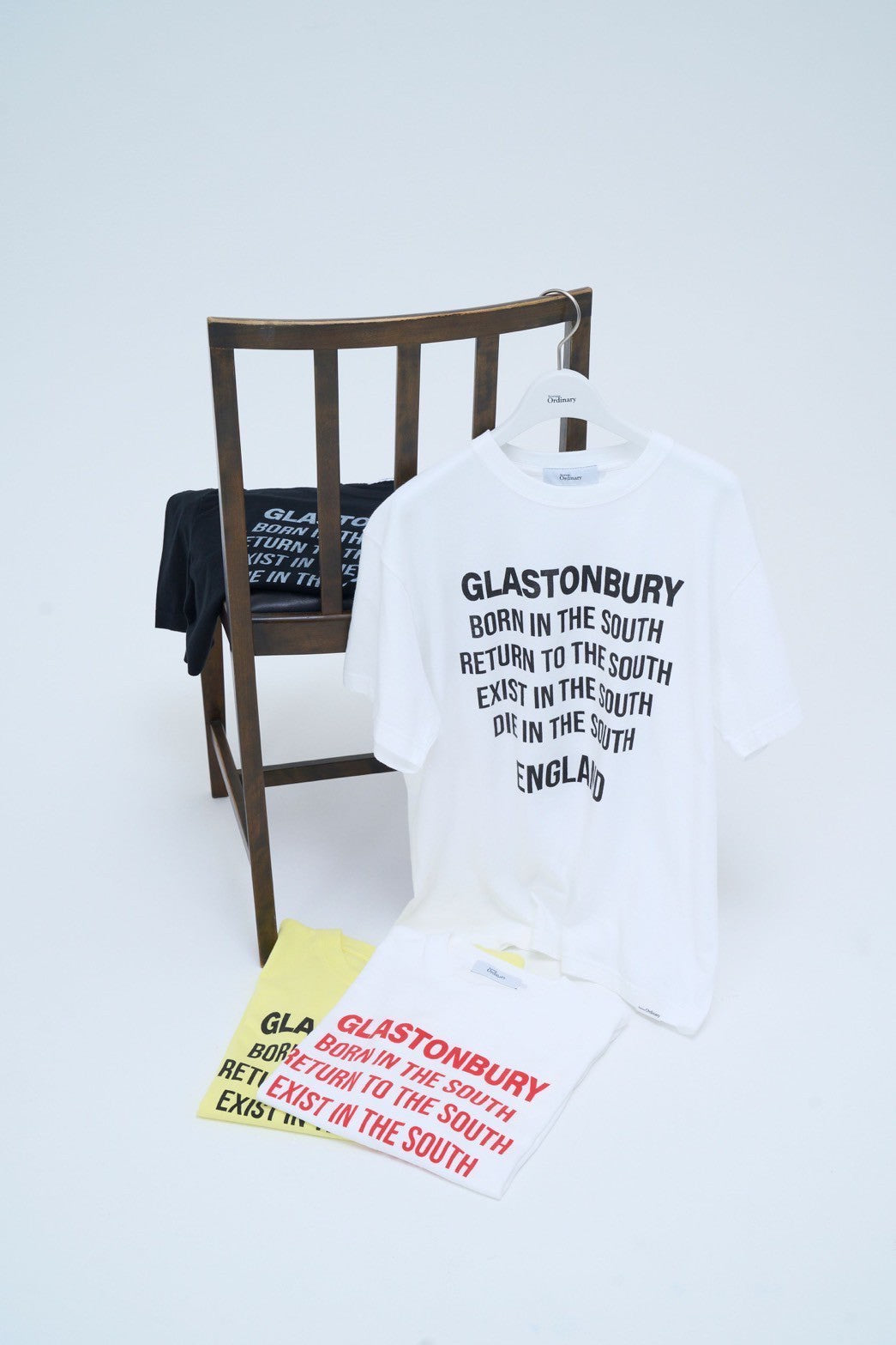 【Ordinary】"GLASTONBURY"Tシャツ/BO26-436T