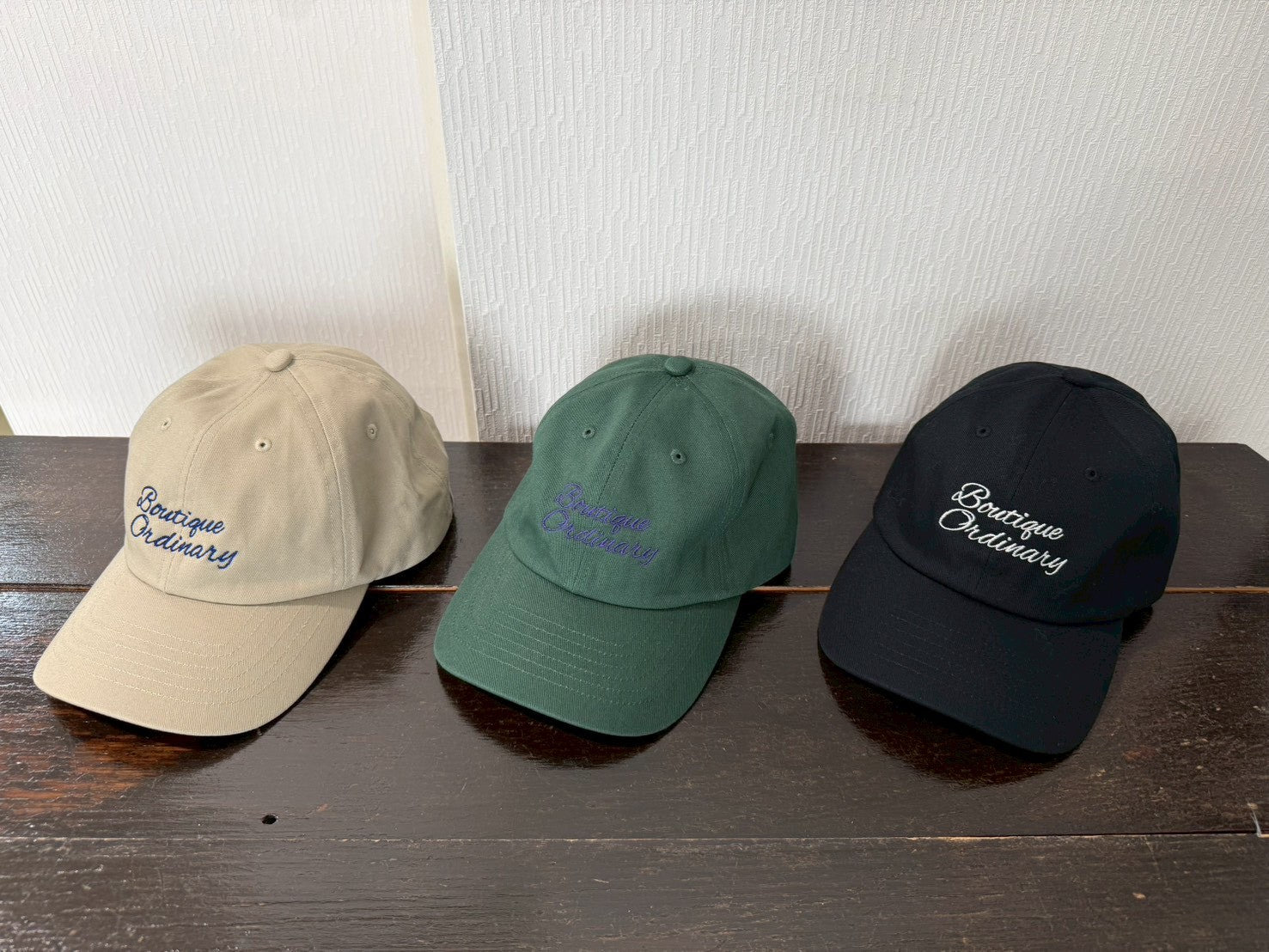 【Ordinary】エンブロイダードロゴキャップ/BO26-536A