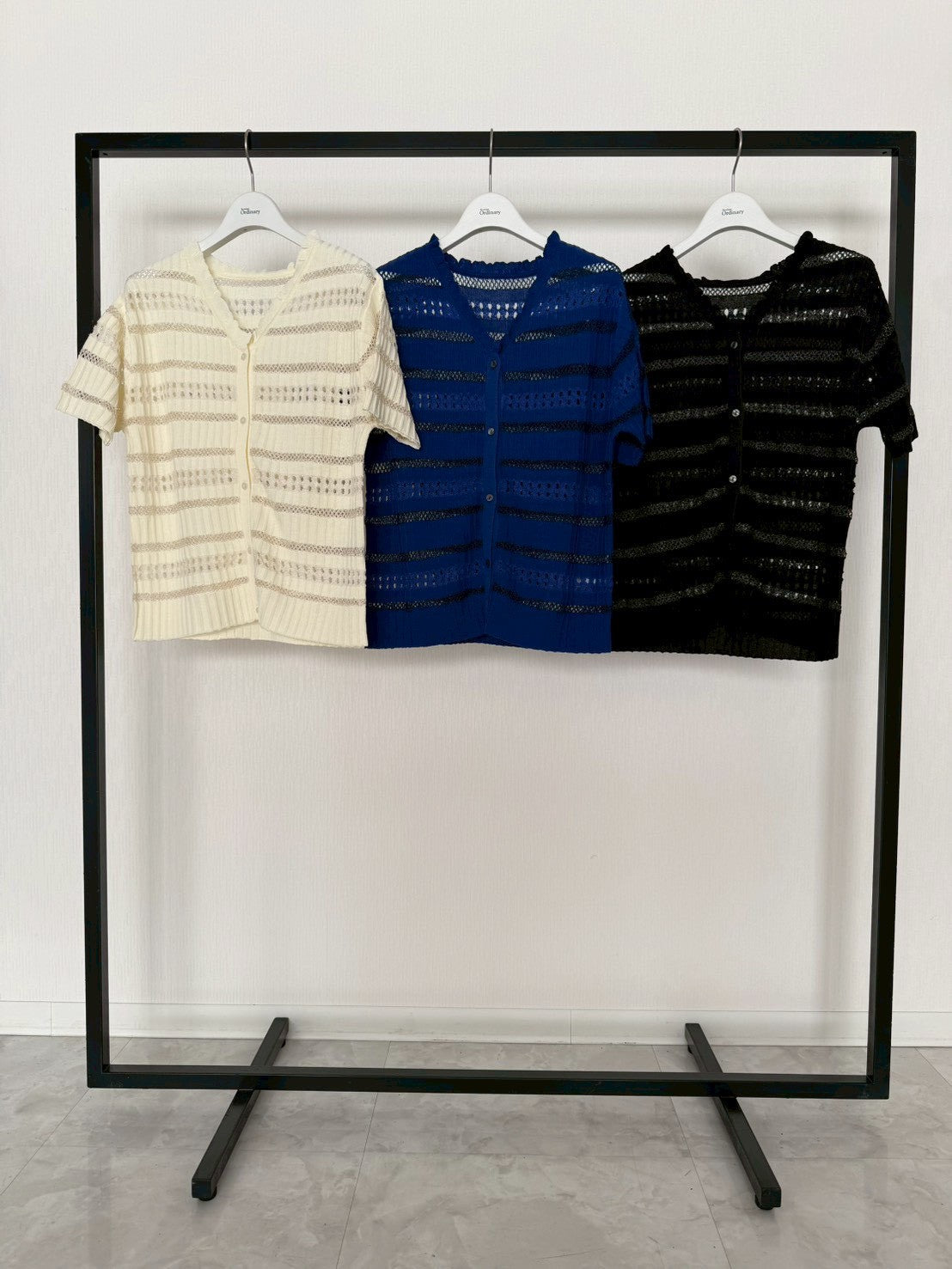 【Ordinary】ミックスストライプニット/BO26-523N