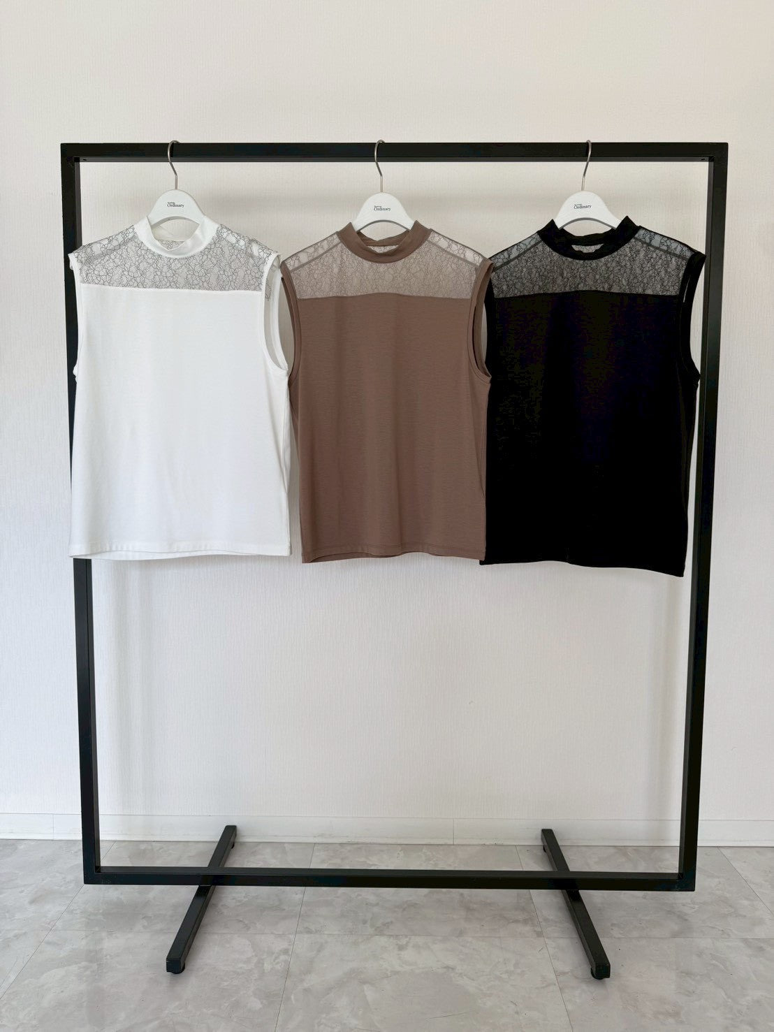 【Ordinary】レーススイッチスリーブレスプルオーバー/BO26-504T