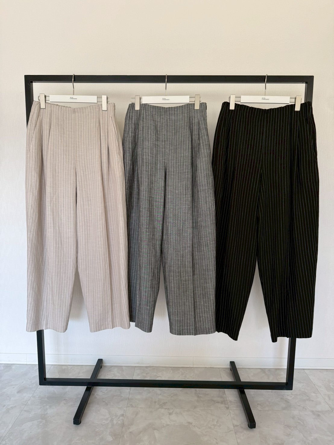 【Ordinary】ツータックバレルパンツ/BO26-502P