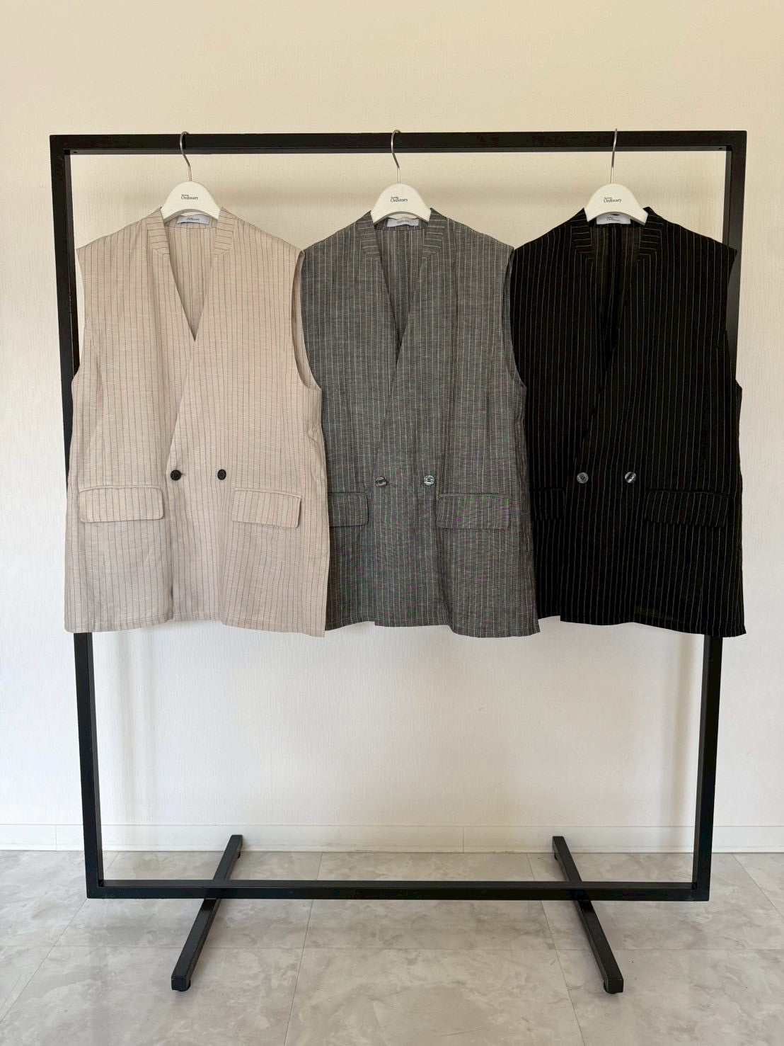 【Ordinary】スリーブレスダブルジャケット/BO26-501J