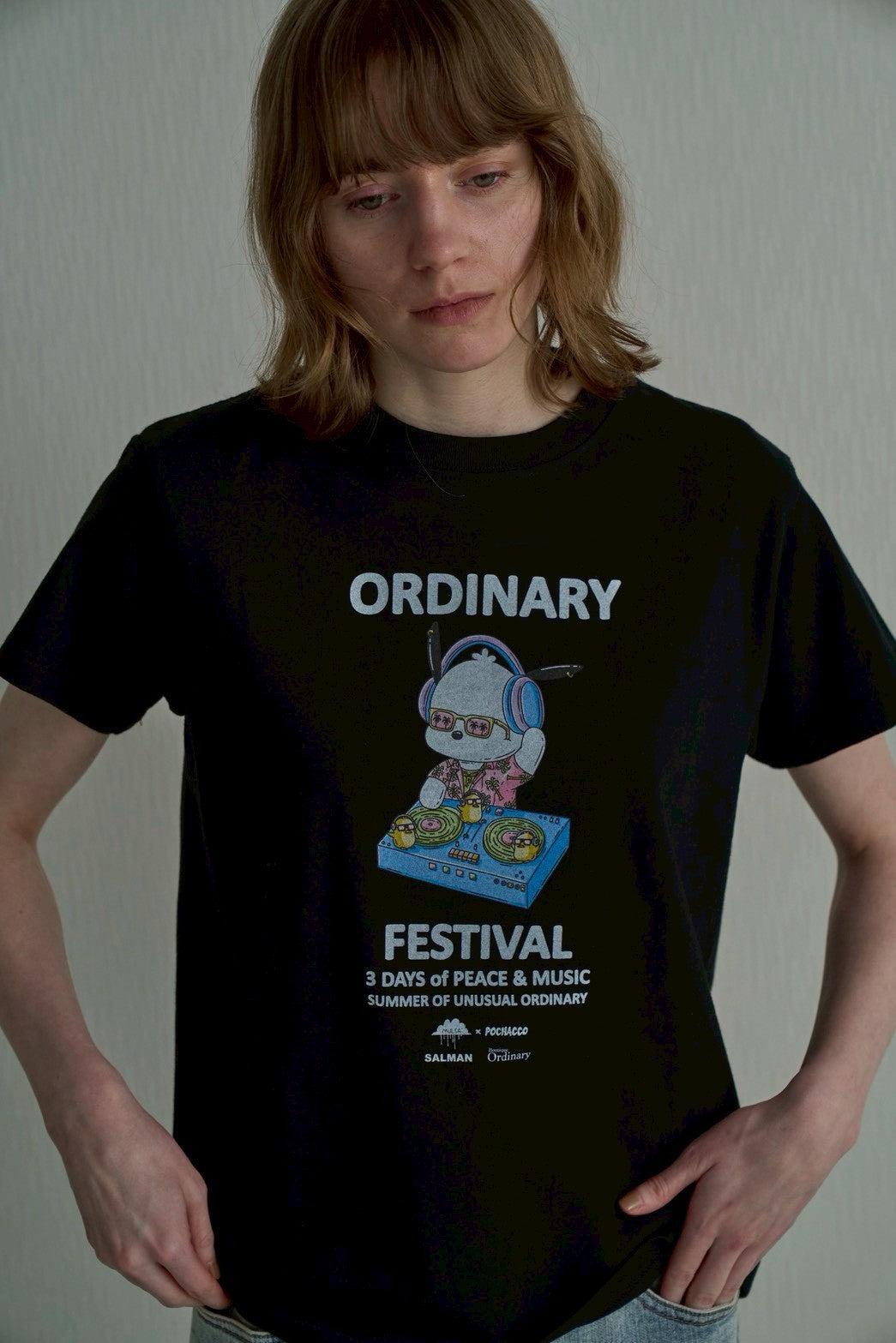【Ordinary】Ordinaryミーツスリーアーティストコラボレーションズ ポチャッコTシャツ/BO26-537T