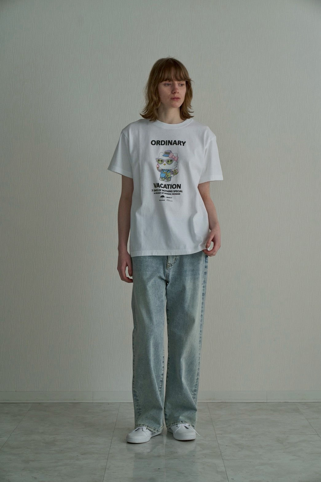 【Ordinary】Ordinaryミーツスリーアーティストコラボレーションズ キティTシャツ/BO26-539T