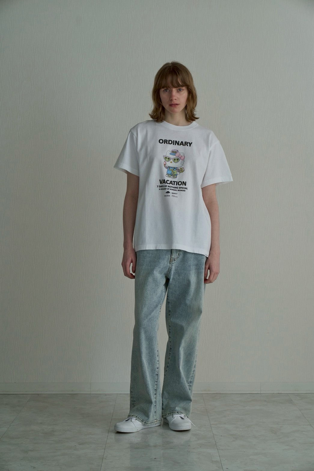 【Ordinary】Ordinaryミーツスリーアーティストコラボレーションズ キティTシャツ/BO26-539T