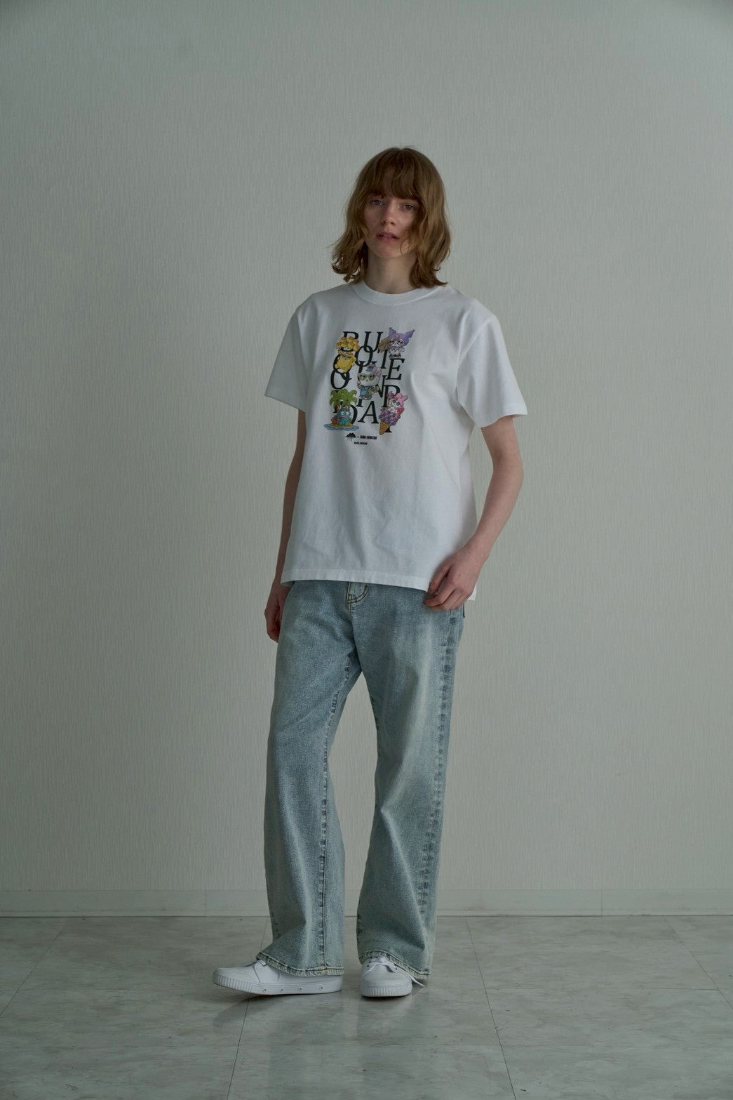 【Ordinary】Ordinaryミーツスリーアーティストコラボレーションズ ランダムタイポTシャツ/BO26-541T
