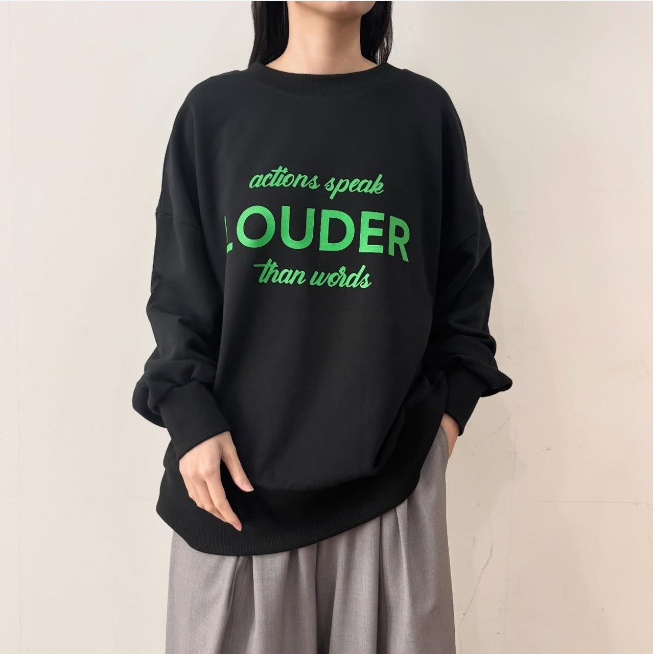 【siro de labonte】LOUDER 2wayプルオーバー/R543217
