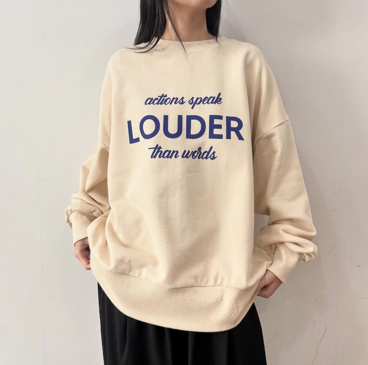 【siro de labonte】LOUDER 2wayプルオーバー/R543217