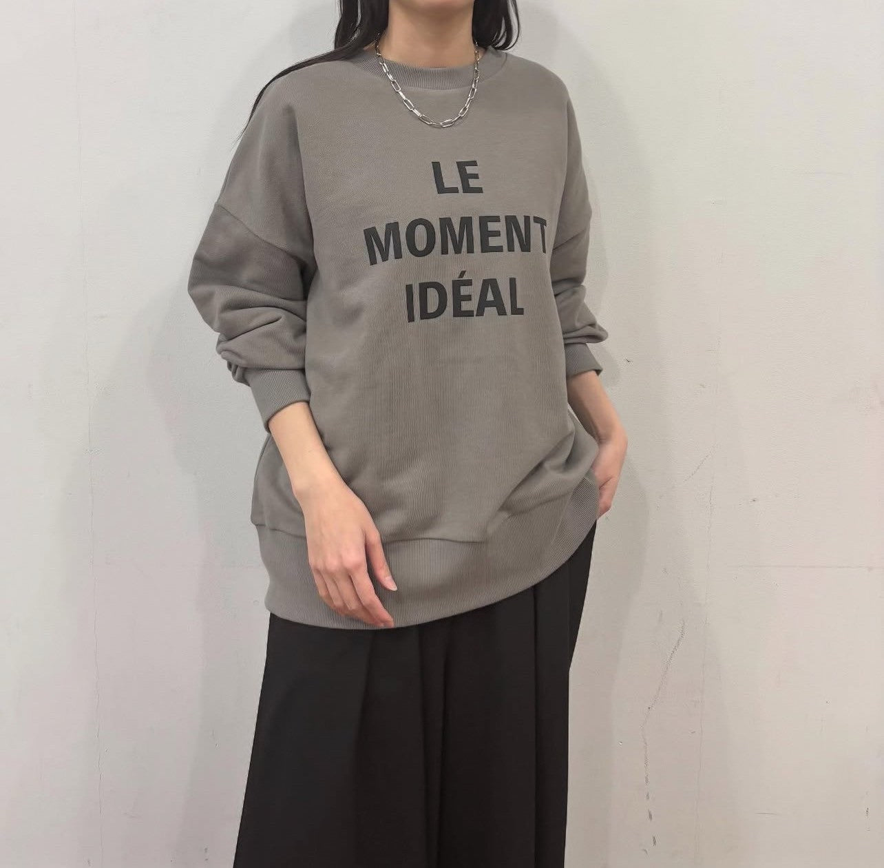 【siro de labonte】LE MOMENT IDEAL 2way zipプルオーバー/R543218