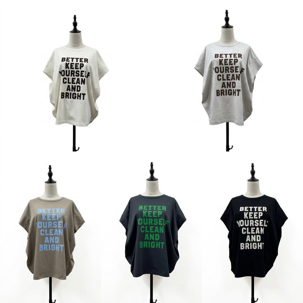 【siro de labonte】メッセージタックTシャツ/R713222