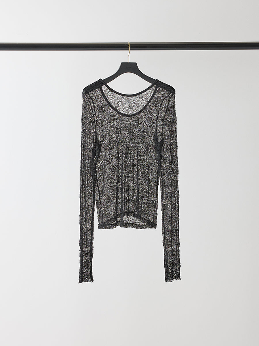 【Mewl】レースロングスリーブトップス/M253-83021-3