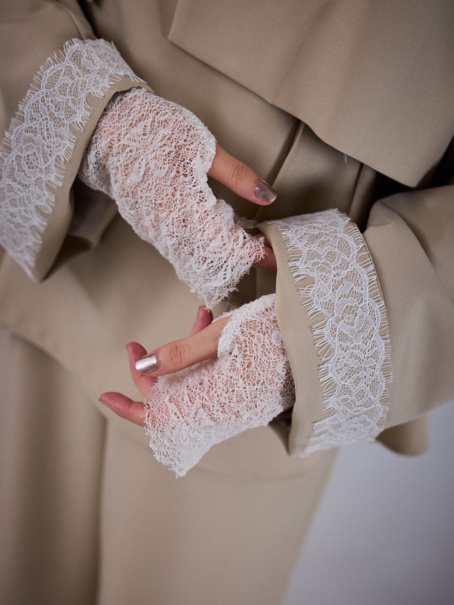 【Mewl】レースロングスリーブトップス/M253-83021-3