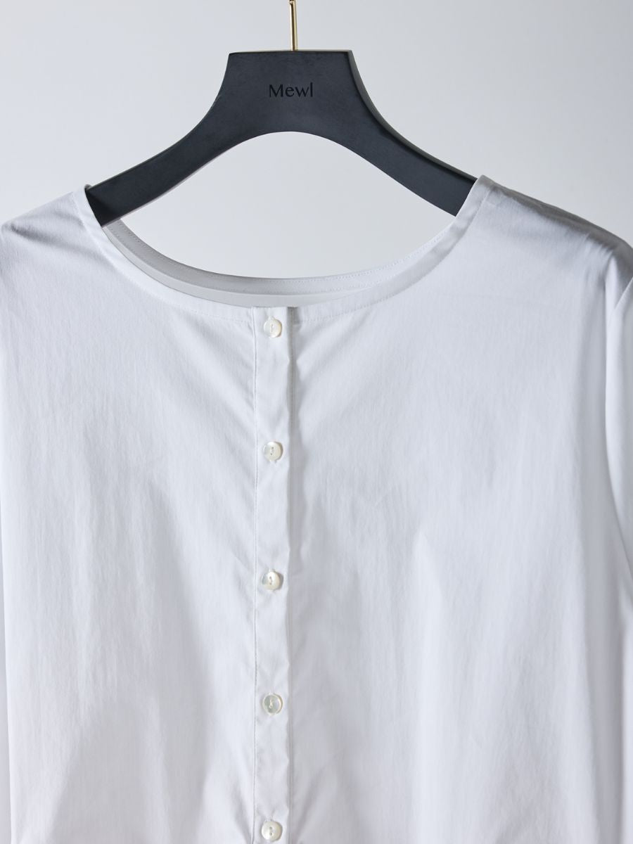 【Mewl】ペプラムフリル2WAYブラウス/M261-13005