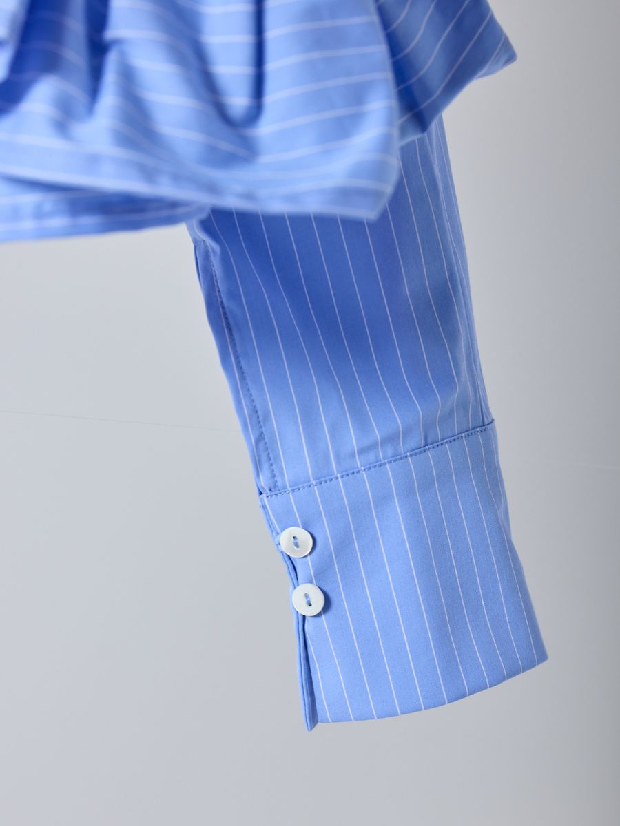 【Mewl】ペプラムフリル2WAYブラウス/M261-13005