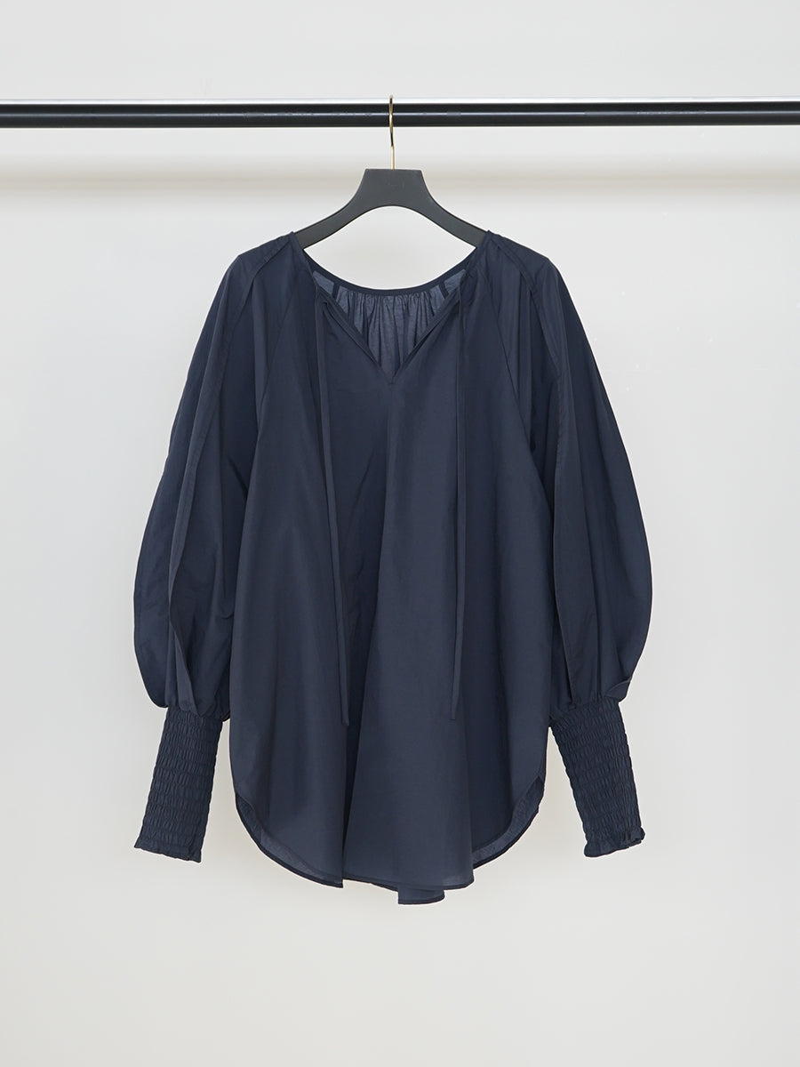 【Mewl】シャーリングカフスチュニックシャツ/M261-13006