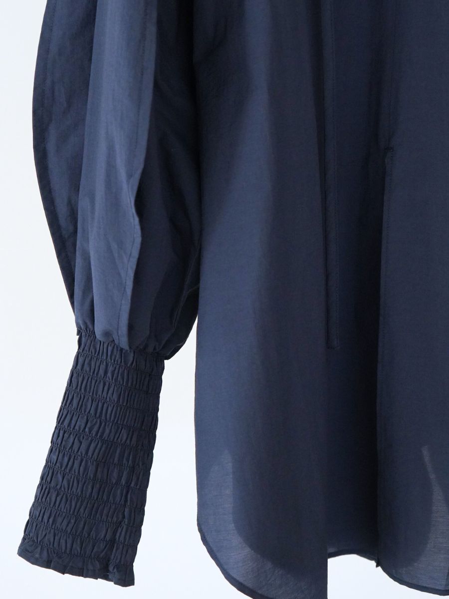 【Mewl】シャーリングカフスチュニックシャツ/M261-13006