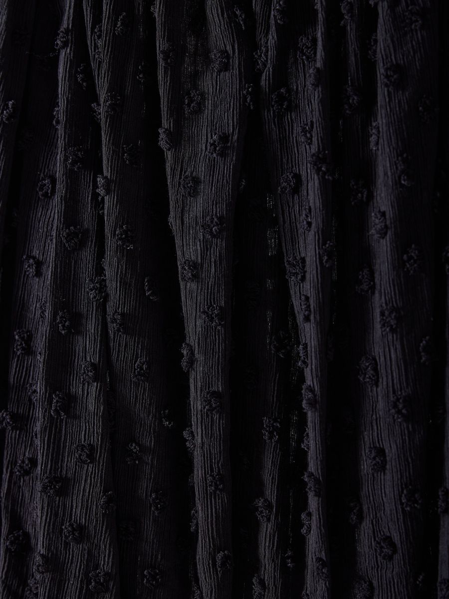 【Mewl】ドットジャガードオフショルブラウス/M261-13008