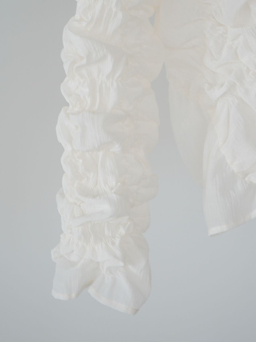 【Mewl】シャーリングトップス/M261-13031