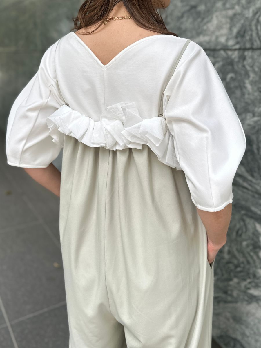 【Mewl】バブルフリルサロペット/M261-33007