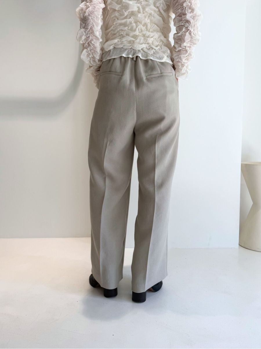 【Mewl】リネンライクストレートパンツ/M261-33016