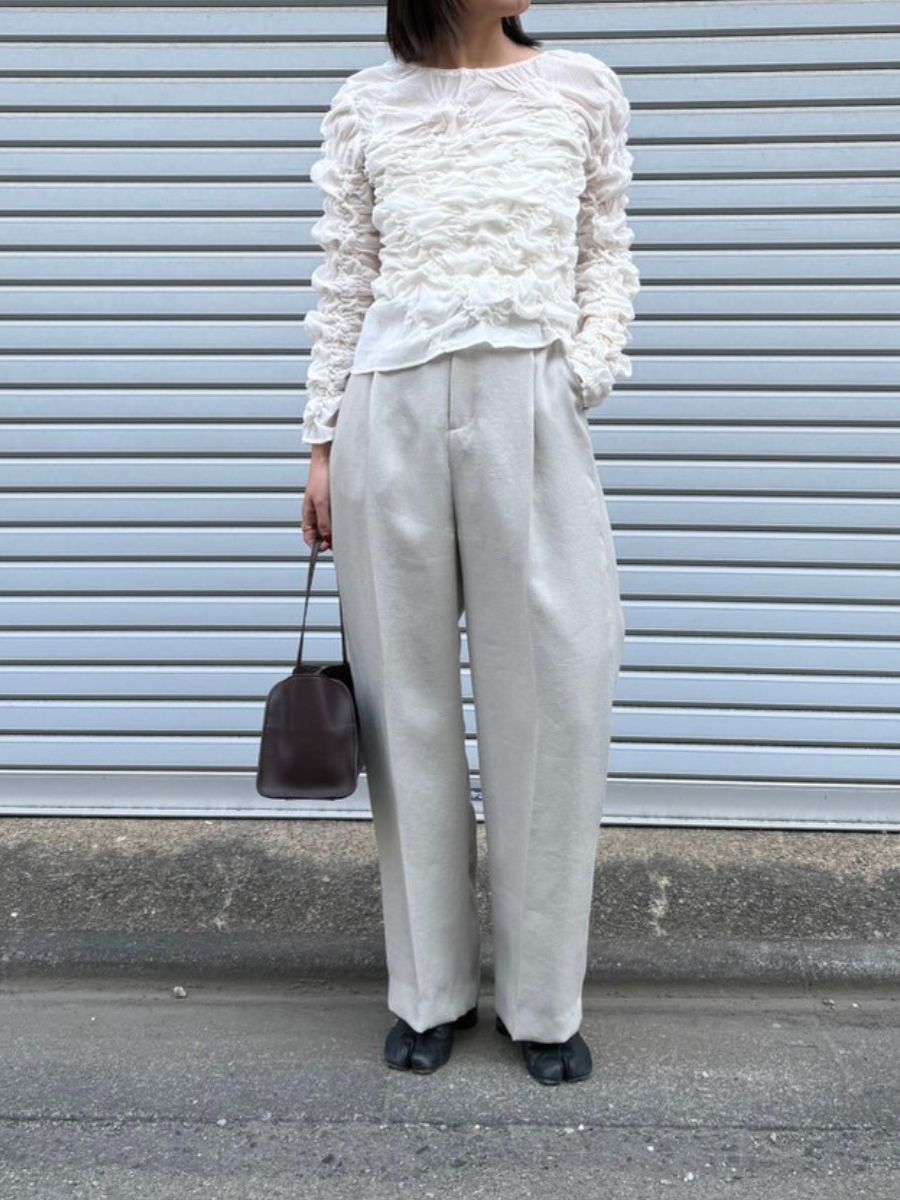 【Mewl】リネンライクストレートパンツ/M261-33016