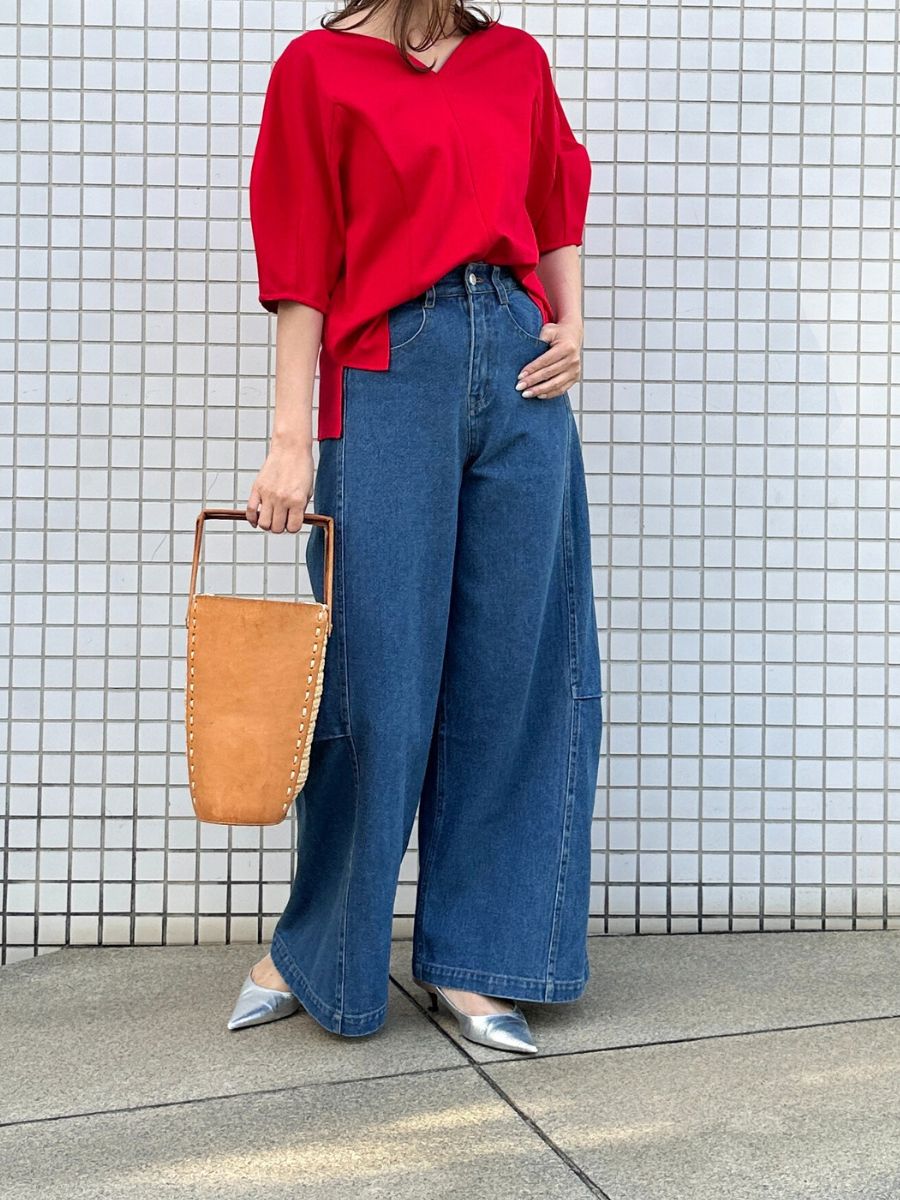 【Mewl】スーパーワイドデニム/M261-33017