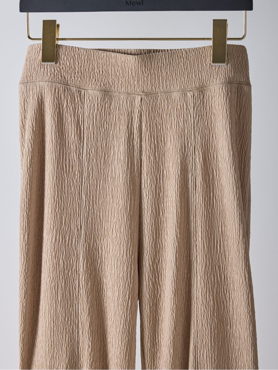 【Mewl】ふくれジャガードフレアパンツ/M261-33020