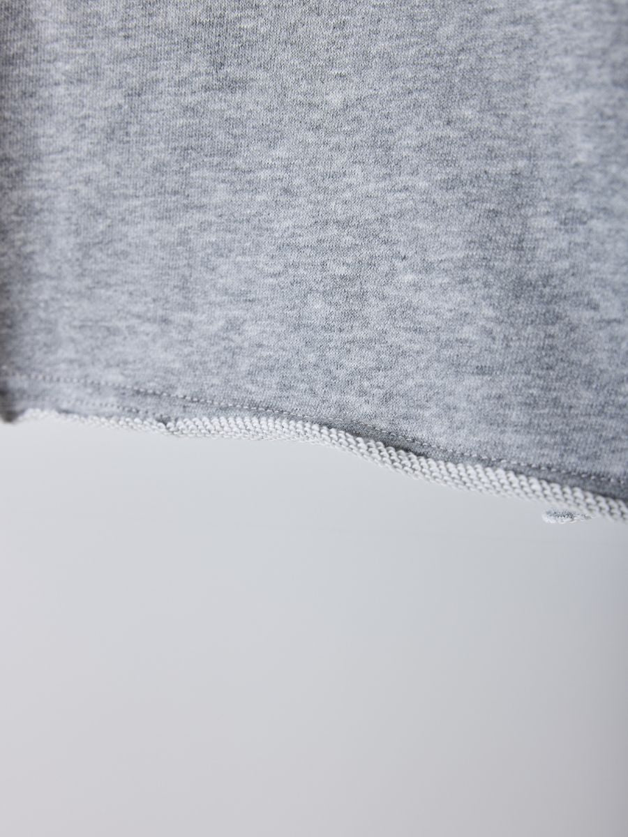 【Mewl】オフショルシャツスリーブスウェット/M261-83011