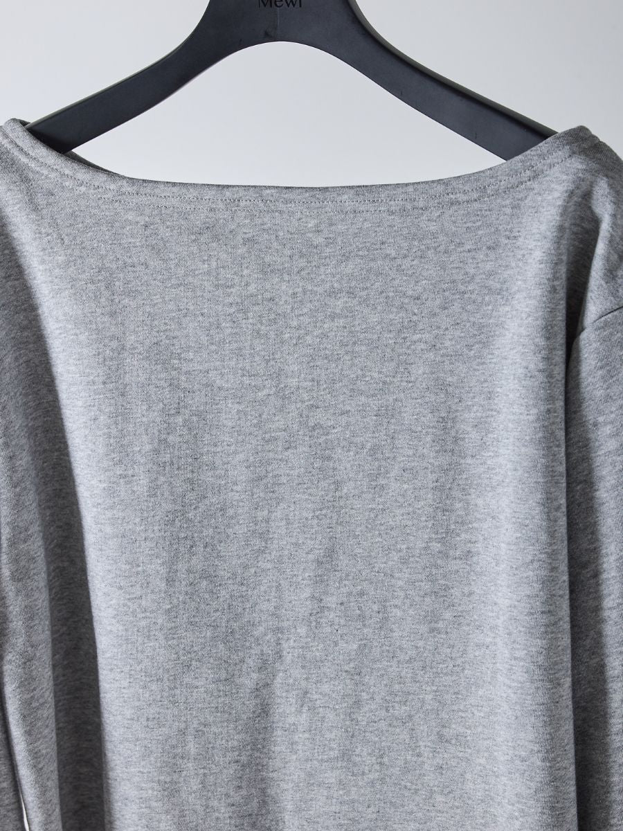 【Mewl】オフショルシャツスリーブスウェット/M261-83011